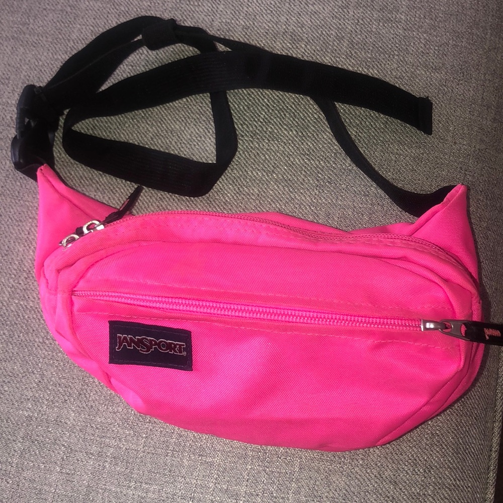 Jansport fanny pack belt bag hot pink